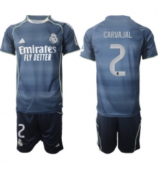 Men Real Madrid 2026 Soccer Jerseys DarkBlue #2 CARVAJAL Men Real Madrid 2026 Soccer Jerseys DarkBlue #2 CARVAJAL