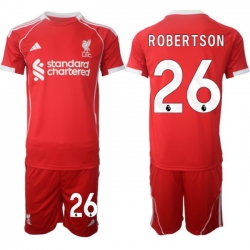 Men Liverpool 2026 Soccer Jerseys Red #26 ROBERTSON