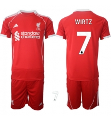 Men Liverpool 2026 Soccer Jerseys Red #7 WIRTZ Men Liverpool 2026 Soccer Jerseys Red #7 WIRTZ