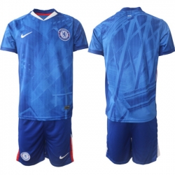 Men Chelsea 2026 Soccer Jerseys Blue BLANK
