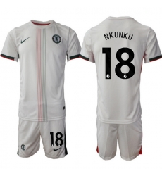 Men Chelsea 2026 Soccer Jerseys White #18 NKUNKU Men Chelsea 2026 Soccer Jerseys White #18 NKUNKU