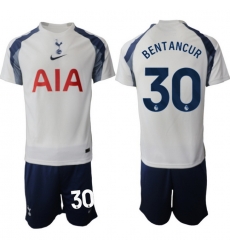 Men Tottenham Hotspur 2026 Soccer Jerseys White #30 BENTANCUR Men Tottenham Hotspur 2026 Soccer Jerseys White #30 BENTANCUR