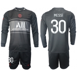 Men Paris Saint Germain Long Sleeve Soccer Jerseys 501