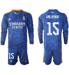 Men Real Madrid Long Sleeve Soccer Jerseys 529