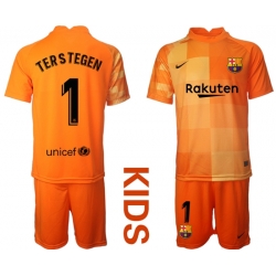 Kids Barcelona Soccer Jerseys 023