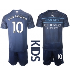 Kids Manchester City Soccer Jerseys 005