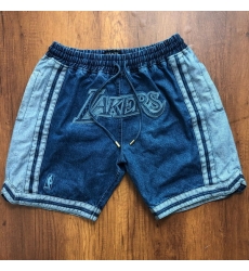 Los Angeles Lakers Basketball Shorts 003