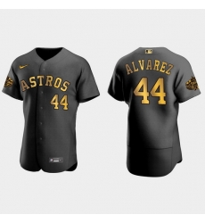 Men Houston Astros Yordan Alvarez 2022 Mlb All Star Game Authentic Black Men Jersey