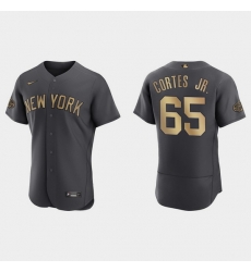 Men Nestor Cortes Jr. New York Yankees 2022 Mlb All Star Game Authentic Charcoal Jersey