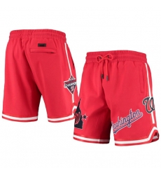 Men Washington Nationals Red Shorts