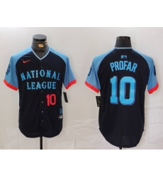 Men National League 10 Jurickson Profar Navy 2024 All Star Limited Stitched Baseball Jersey 2 376