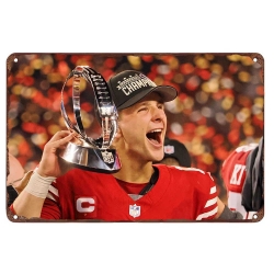 San Francisco 49ers Aluminum Sign Brock Purdy 004