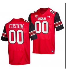 NCAA UTAH Customized Jersey Red