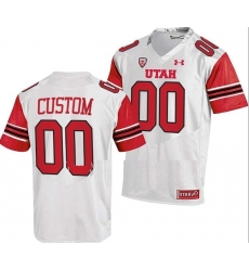 NCAA UTAH Customized Jersey White