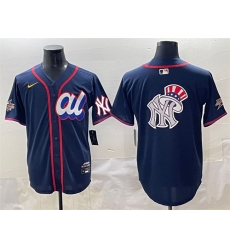 Men American League New York Yankees Team Big Logo Navy 2025 All Star Edition Limited Stitched Baseball Jersey 003 Men American League New York Yankees Team Big Logo Navy 2025 All Star Edition Limited Stitched Baseball Jersey 003