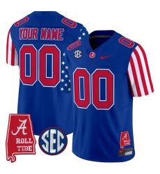 Men Women Youth Alabama Crimson Tide American Style Vapor Limited Custom Jersey All Stitched Royal Men Women Youth Alabama Crimson Tide American Style Vapor Limited Custom Jersey All Stitched Royal