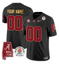 Men Women Youth Alabama Crimson Tide Rose Bowl Patch Gold Trim Vapor Limited Custom Jersey All Stitched Black Men Women Youth Alabama Crimson Tide Rose Bowl Patch Gold Trim Vapor Limited Custom Jersey All Stitched Black
