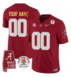 Men Women Youth Alabama Crimson Tide Rose Bowl Patch Gold Trim Vapor Limited Custom Jersey All Stitched Crimson Men Women Youth Alabama Crimson Tide Rose Bowl Patch Gold Trim Vapor Limited Custom Jersey All Stitched Crimson