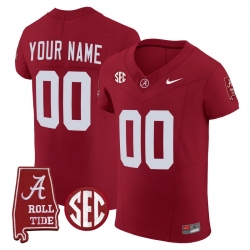 Men Women Youth Alabama Crimson Tide Vapor Elite Custom Jersey All Stitched Crimson