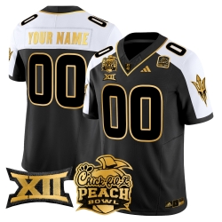 Men Women Youth Arizona State Sun Devils 2025 Peach Bowl Gold Vapor Limited Custom Jersey All Stitched Aternate