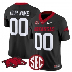 Men Women Youth Arkansas Razorbacks Vapor Limited Custom Jersey All Stitched Black