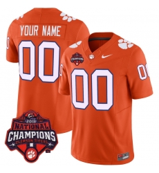 Men Women Youth Clemson Tigers Vapor Limited Custom Jersey All Stitched Orange