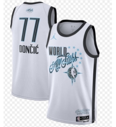 Men 2026 All Star 77 Luke Doncic White Stitched Basketball Jersey Men 2026 All Star 77 Luke Doncic White Stitched Basketball Jersey