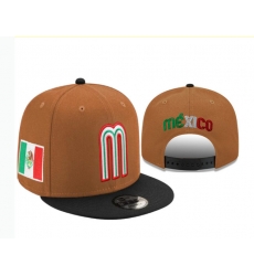 Mexico Baseball Snapback Cap 021
