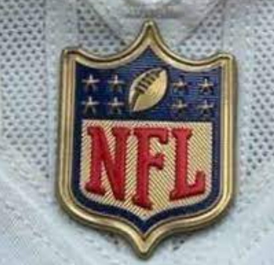 Men Carolina Panthers Gold NFL Logo Patch Biaog